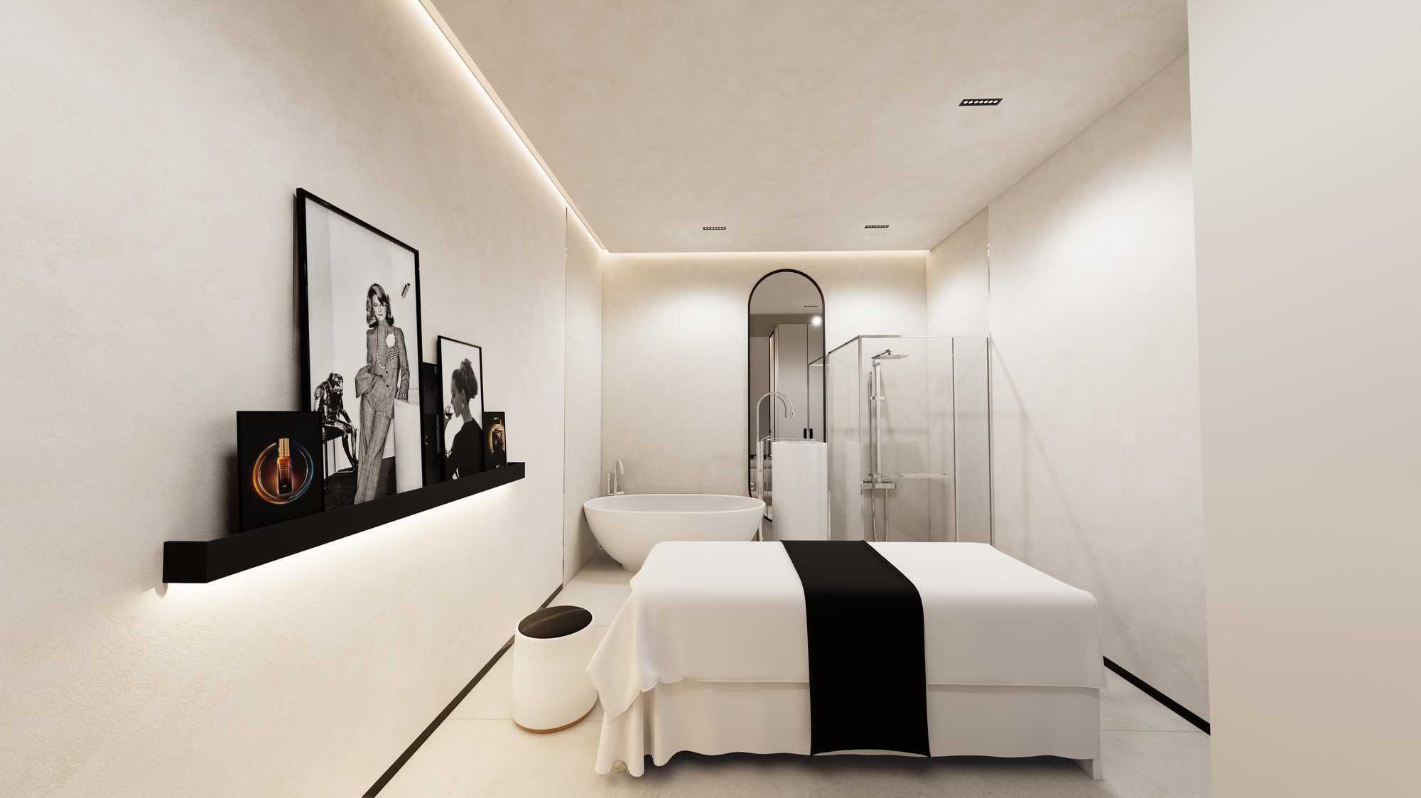 成都SKP·ROFO HAIR&SKIN SPA 空间渲染 12