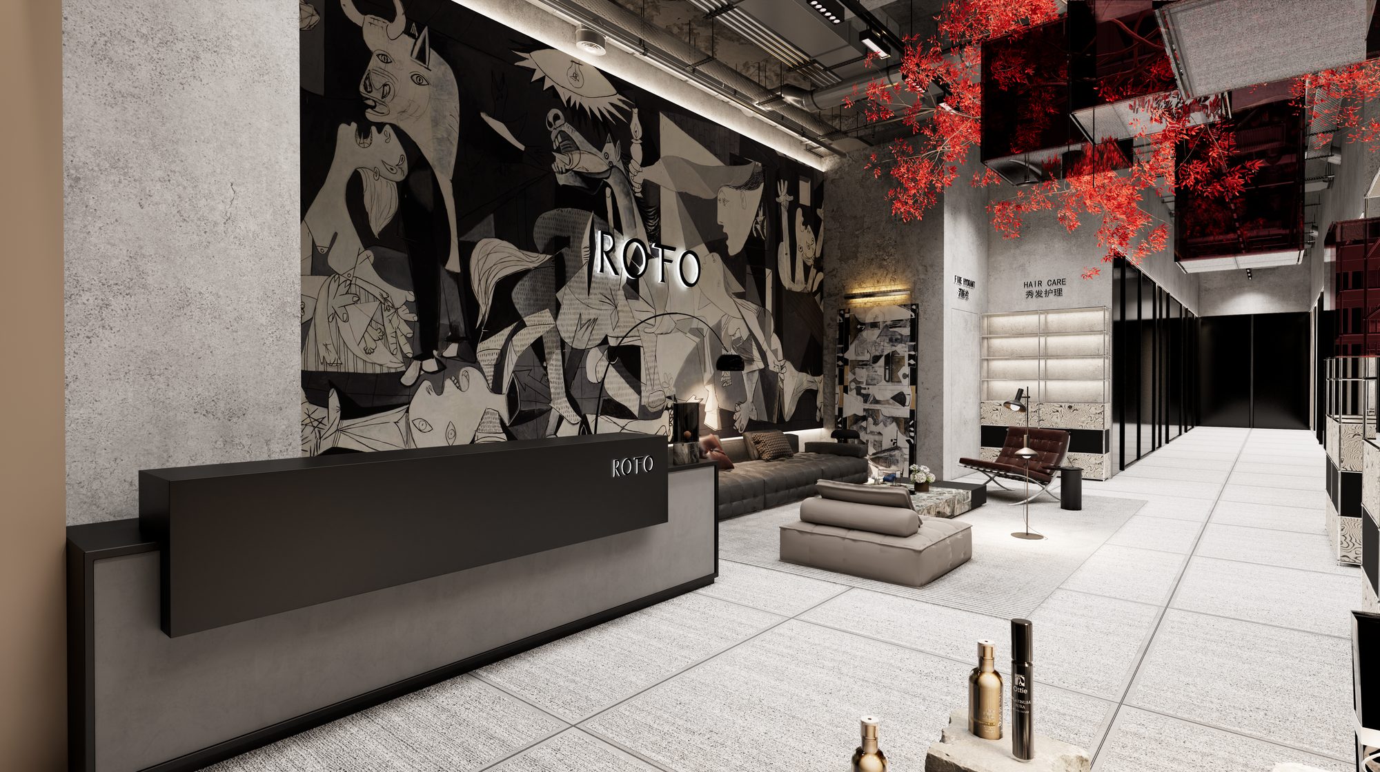 成都SKP·ROFO HAIR&SKIN SPA 空间渲染 03