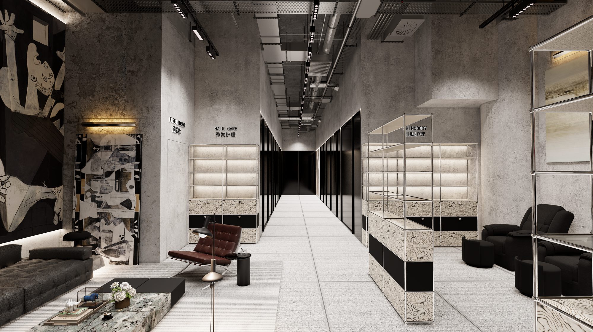 成都SKP·ROFO HAIR&SKIN SPA 空间渲染 06