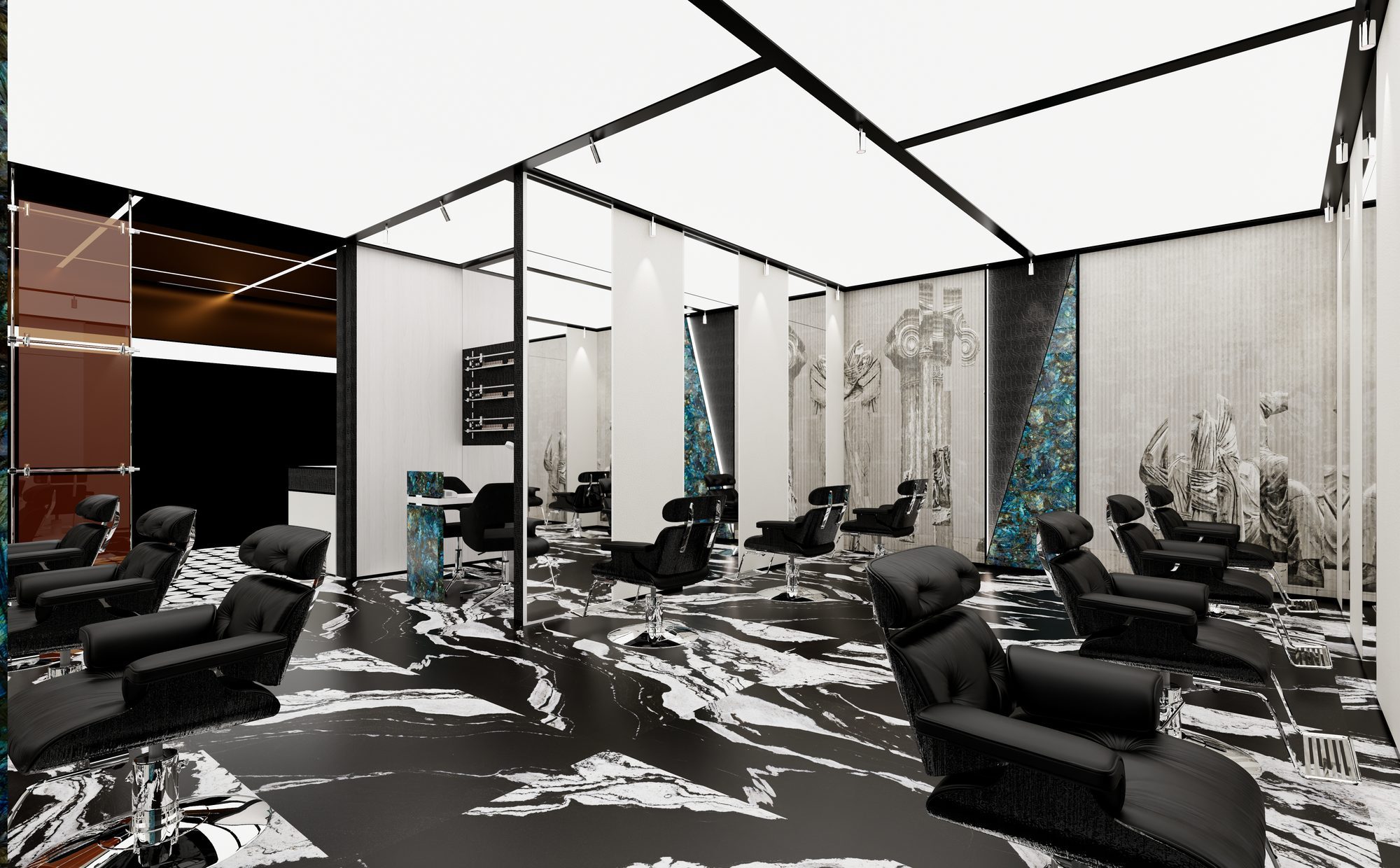 北京SKP·ROFO HAIR&SKIN SPA 空间渲染 07