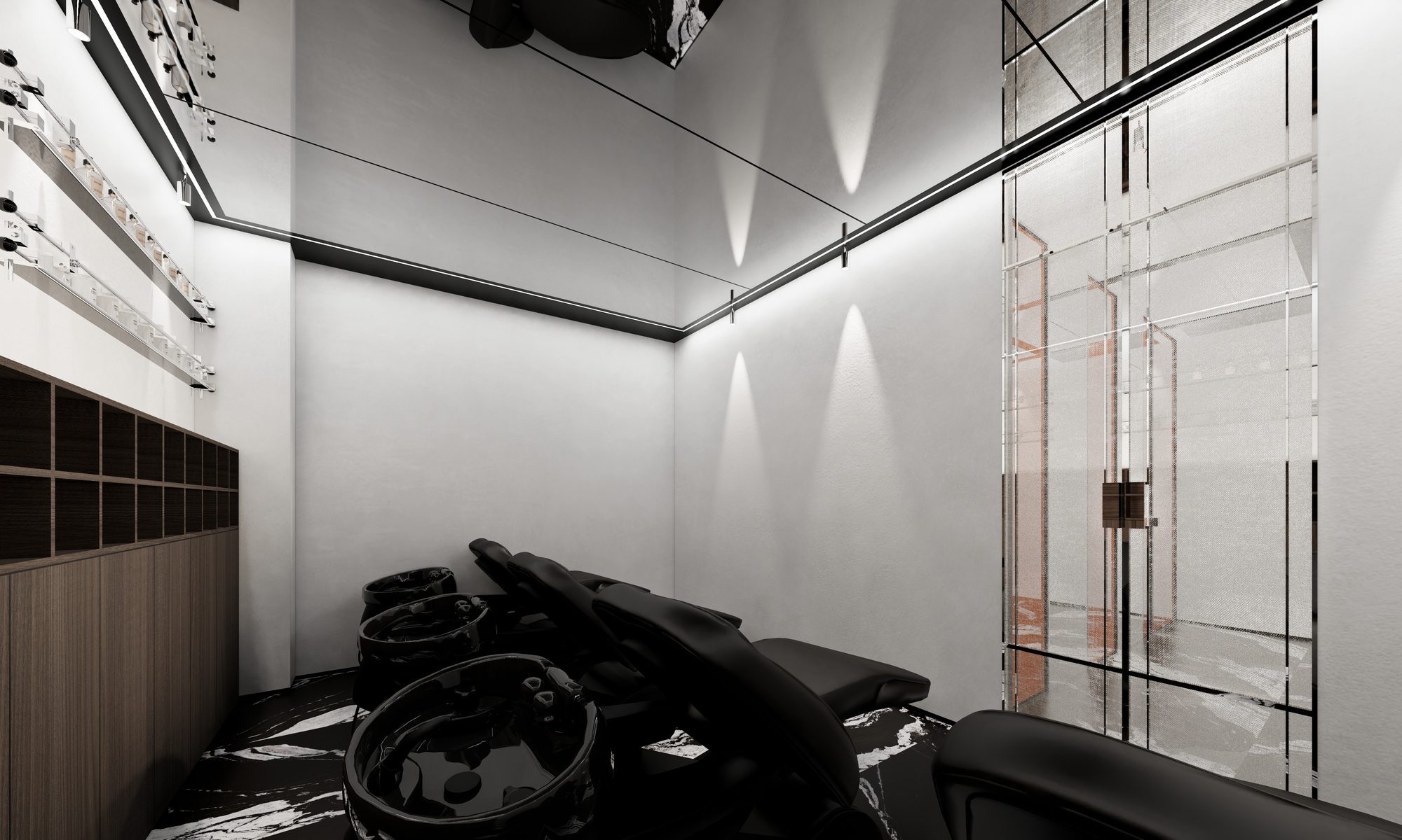 北京SKP·ROFO HAIR&SKIN SPA 空间渲染 13